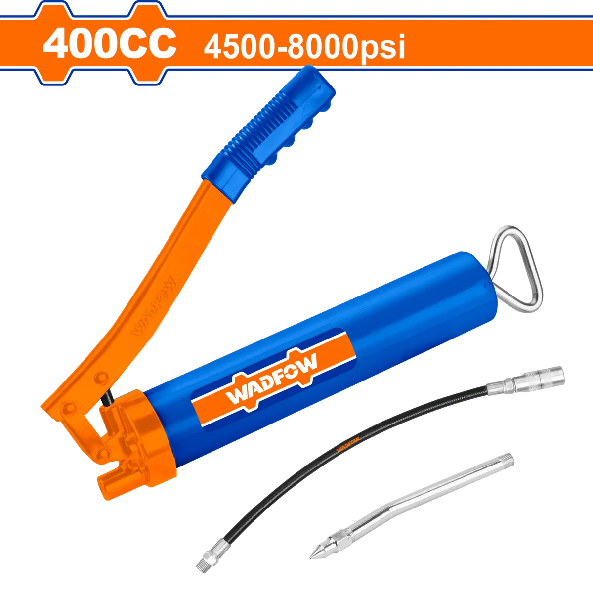 WADFOW 400cc Heavy Duty Manual Lever Grease Gun WGG2540 Wadfow